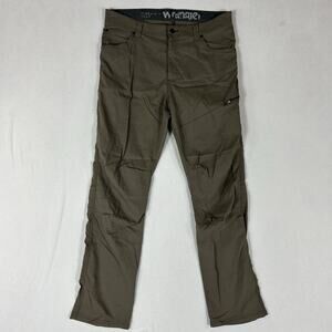 Wrangler ATG All Terrain Gear Pants Men's 36x32 Green Outdoor Hiking Workwear